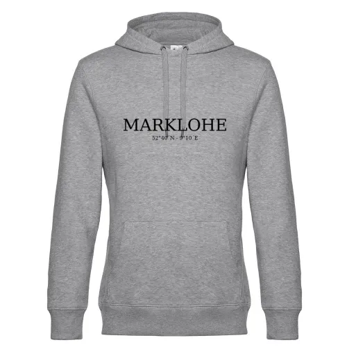 Marklohe Koordinaten Hoodie Männer King Hooded