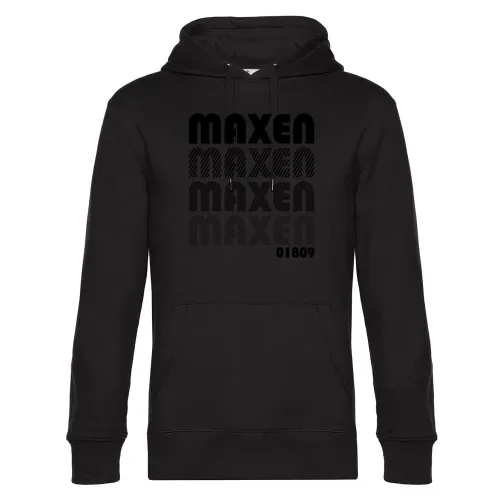 Maxen 01809 schwarz Hoodie Männer King Hooded