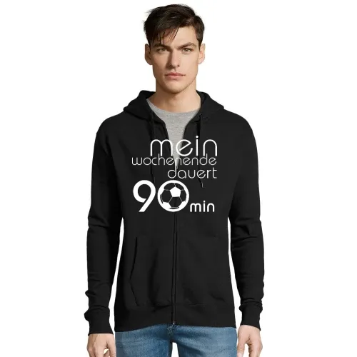 mein Wochenende dauert 90min Männer Hoodie
