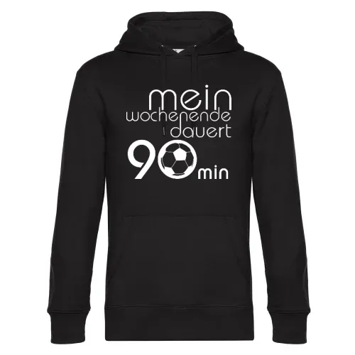 mein Wochenende dauert 90min Männer Hoodie