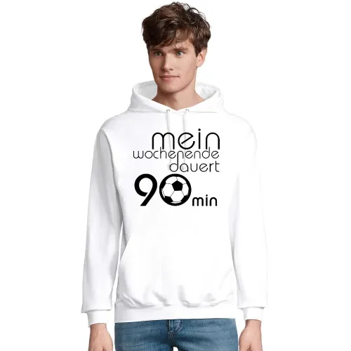 mein Wochenende dauert 90min Männer Hoodie