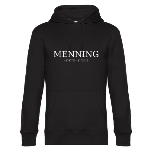 Menning Koordinaten Hoodie Männer King Hooded