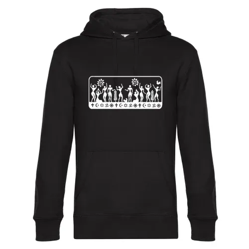Menschen Religionen Hoodie Männer King Hooded