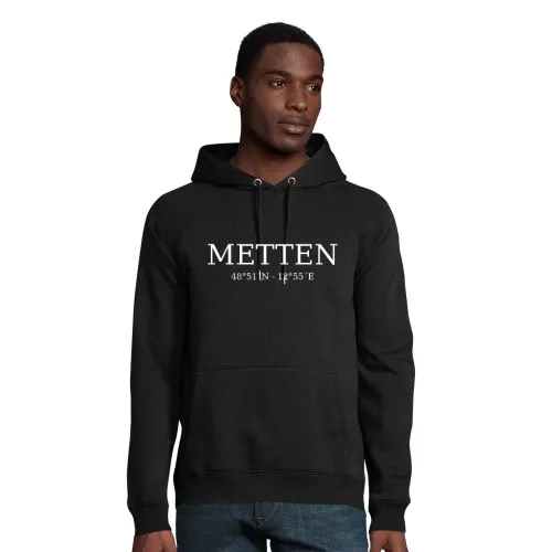 Metten Koordinaten Hoodie Männer Stellar Bio