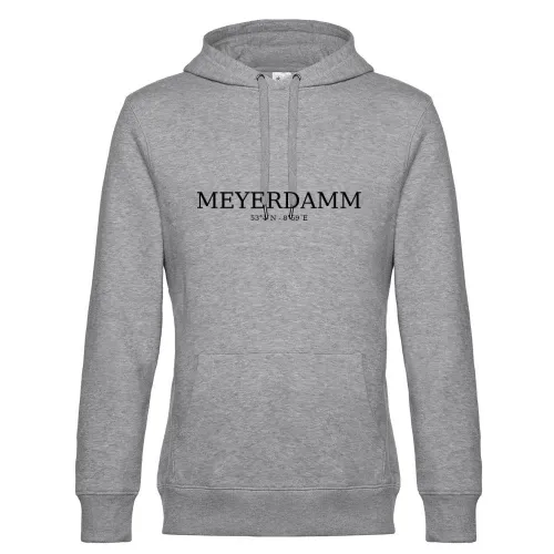 Meyerdamm Koordinaten Hoodie Männer King Hooded