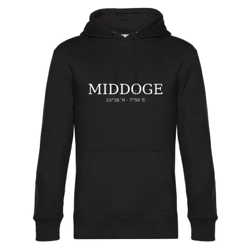 Middoge Koordinaten Hoodie Männer King Hooded