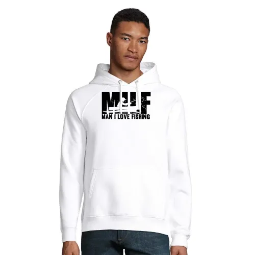 MILF Lustiges Angler Design Männer Hoodie