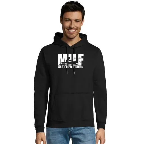 MILF Lustiges Angler Design Männer Hoodie