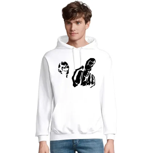 Mittelfinger Fratze Männer Hoodie