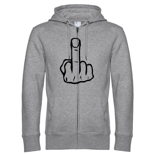 Mittelfinger Männer Hoodie