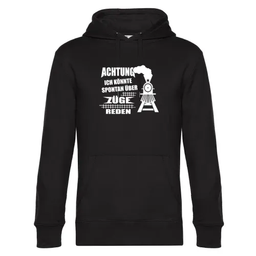Modelleisenbahner Achtung Könnte Über Züge Reden Hoodie Männer King Hooded