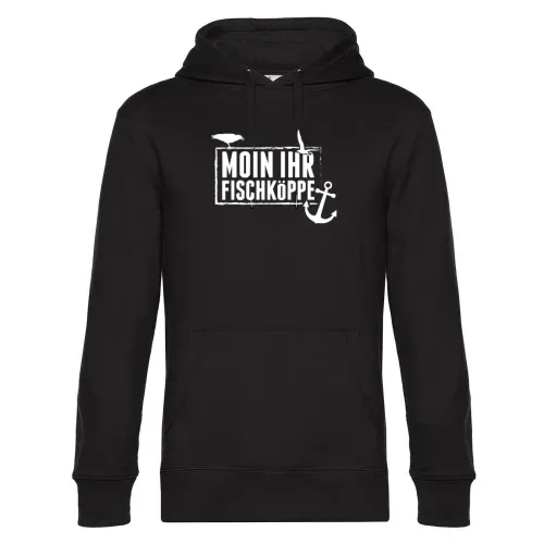 Moin Ihr Fischköppe Nordensee Geschenkidee Hoodie Männer King Hooded