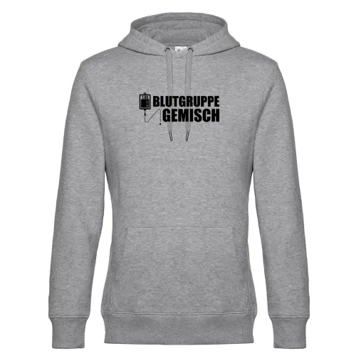Moped Mofa 1:50 Blutgruppe Mopedfahrer Geschenk Hoodie Männer King Hooded