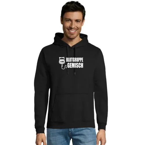 Mopedfahrer Gemisch 1:50 Blutgruppe Moped Geschenk Hoodie Männer Snake