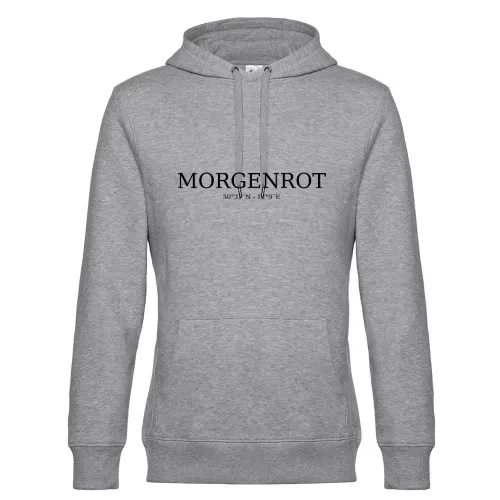 Morgenrot Koordinaten Hoodie Männer King Hooded