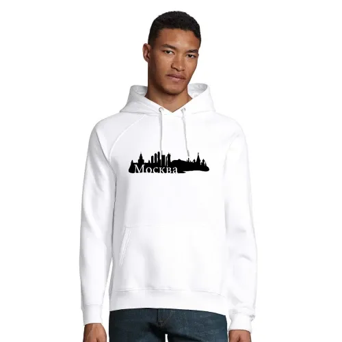 Moskau Skyline Männer Hoodie