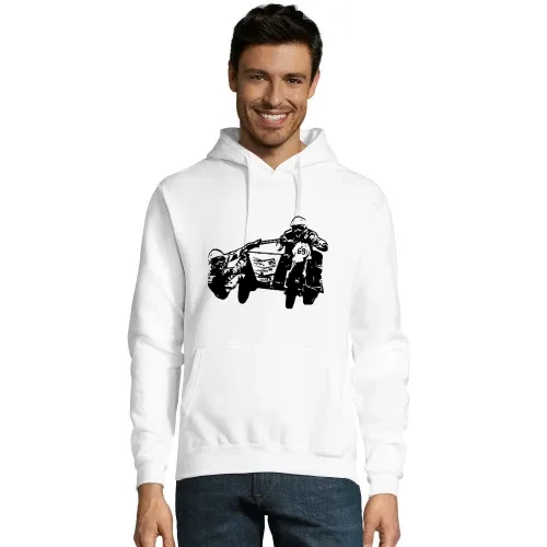 Motocross mit Beiwagen Hoodie Männer Snake