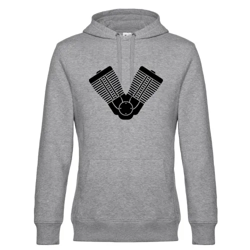 Motorblock Hoodie Männer King Hooded