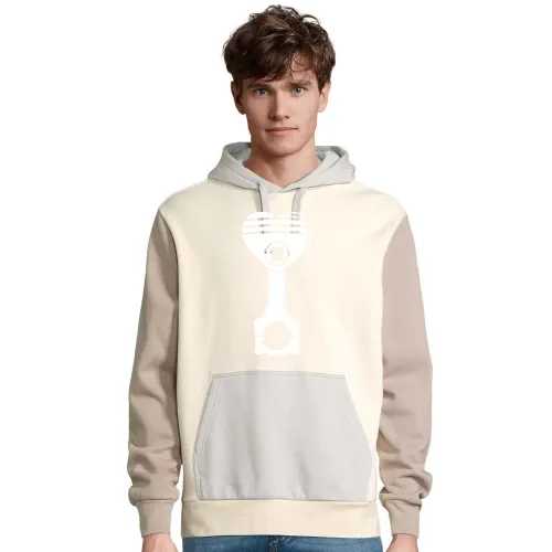 Motorkolben Herz Männer Hoodie