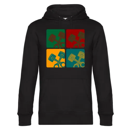 Motorkolben Warhol Hoodie Männer King Hooded