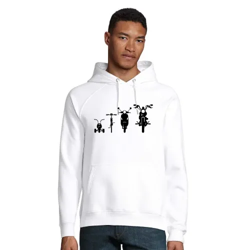 Motorrad Chopper Evolution Front 2.0 Hoodie Männer Stellar Bio