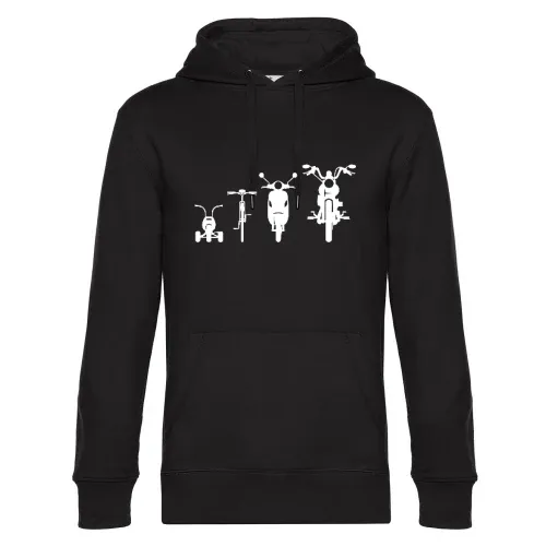 Motorrad Chopper Evolution Front 2.0 Hoodie Männer King Hooded