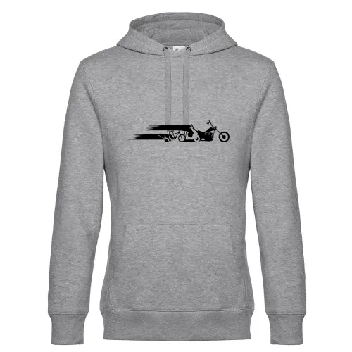Motorrad Chopper Evolution Schweif Hoodie Männer King Hooded