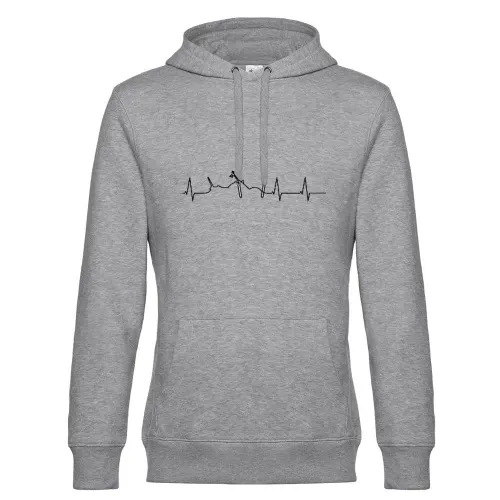 Motorrad Chopper Herzschlag Hoodie Männer King Hooded