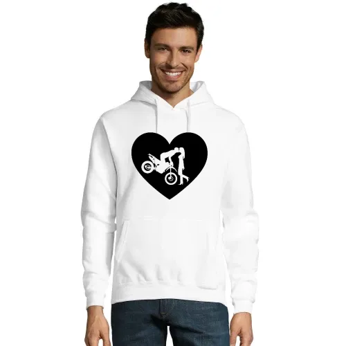 Motorrad Enduro Cross Kuß Hoodie