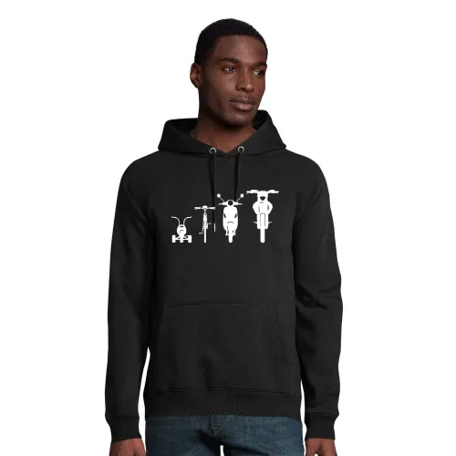 Motorrad Enduro Evolution Front 2.0 Männer Hoodie