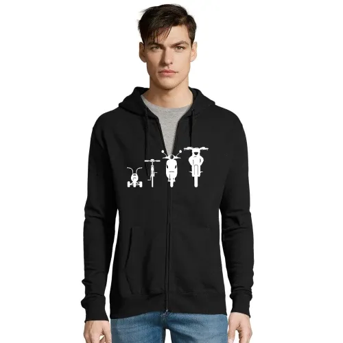 Motorrad Enduro Evolution Front 2.0 Männer Hoodie