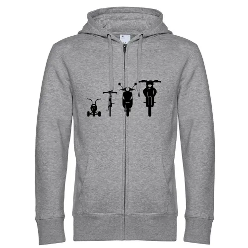 Motorrad Enduro Evolution Front 2.0 Männer Hoodie