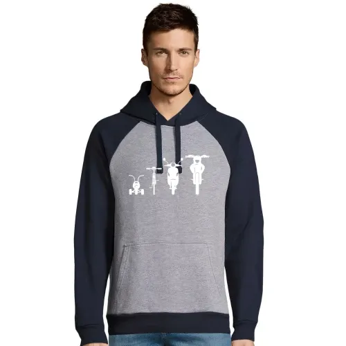 Motorrad Enduro Evolution Front 2.0 Männer Hoodie