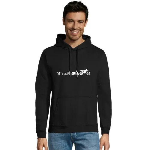 Motorrad Evolution Enduro Cross Männer Hoodie Motorrad Evolution Enduro Cross Hoodie