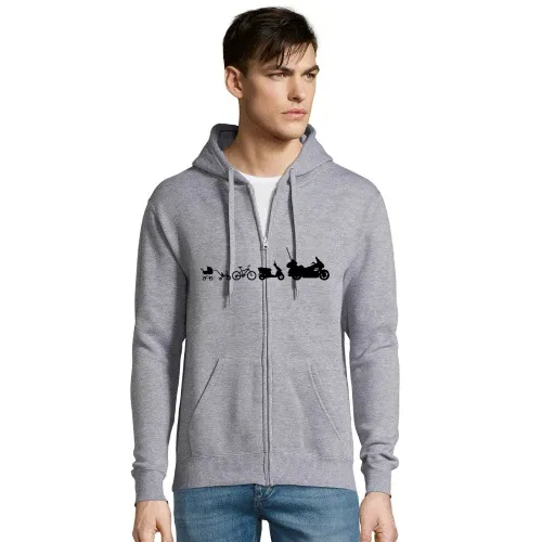 Motorrad Evolution Goldwing Männer Hoodie