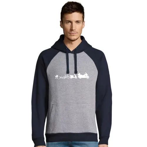 Motorrad Evolution Goldwing Männer Hoodie