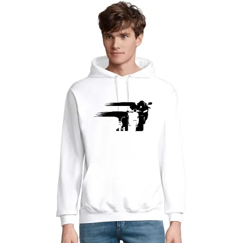 Motorrad Evolution schweif Front Männer Hoodie