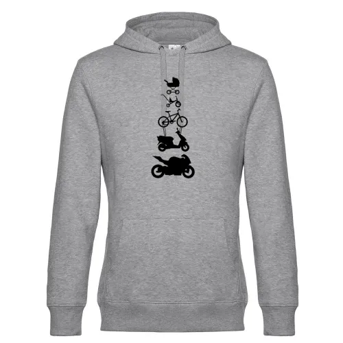Motorrad Evolution V Männer Hoodie