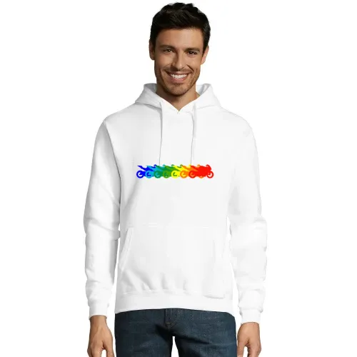 Motorrad farbverlauf Hoodie Männer Snake