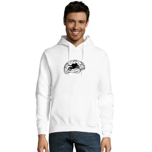 Motorrad Gehirn Rennmaschine Hoodie