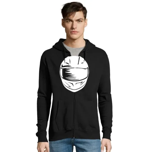Motorradhelm Männer Hoodie