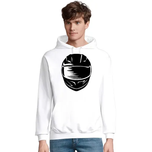 Motorradhelm Männer Hoodie