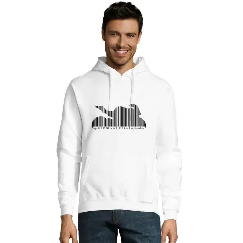 Motorradsaison Barcode Hoodie