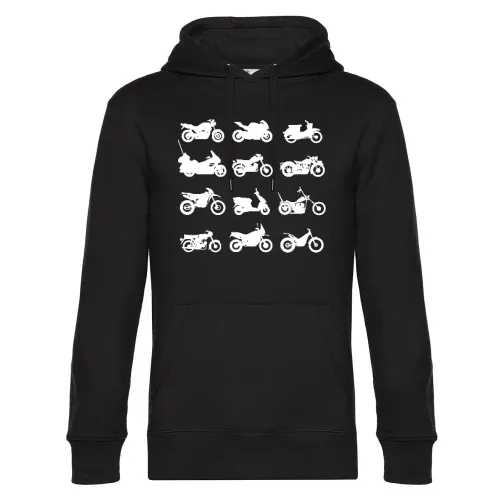 Motorräder Typen Männer Hoodie
