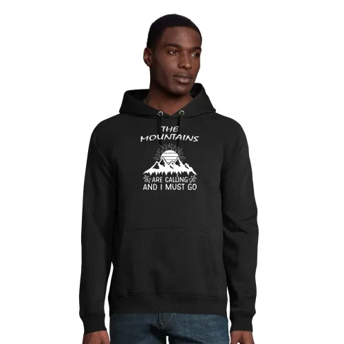 Mountains Are Calling - Skifahren Winterurlaub Ski Hoodie Männer Stellar Bio