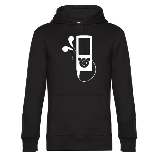 MP3 Player Hoodie Männer King Hooded