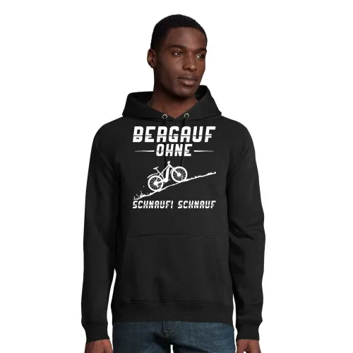 MTB Pedelec Ebike - Bergauf Ohne Schnaufi Schnauf Hoodie Männer Stellar Bio