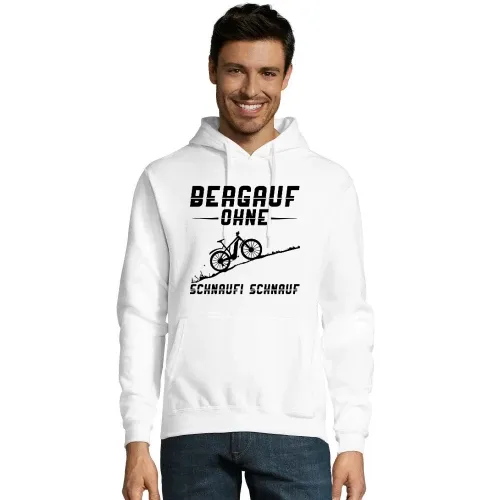 MTB Pedelec Ebike - Bergauf Ohne Schnaufi Schnauf Männer Hoodie MTB Pedelec Ebike - Bergauf Ohne Schnaufi Schnauf Hoodie