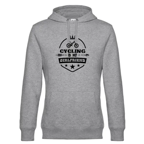 MTB Radfahrer Freundin Mountainbiker Fahrradfahrer Hoodie Männer King Hooded
