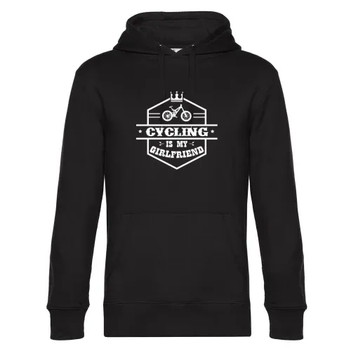 MTB Radfahrer Freundin Mountainbiker Fahrradfahrer Hoodie Männer King Hooded